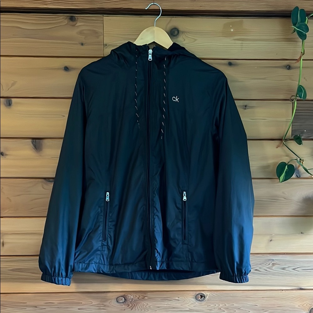 Calvin Klein Charcoal Hooded Jacket